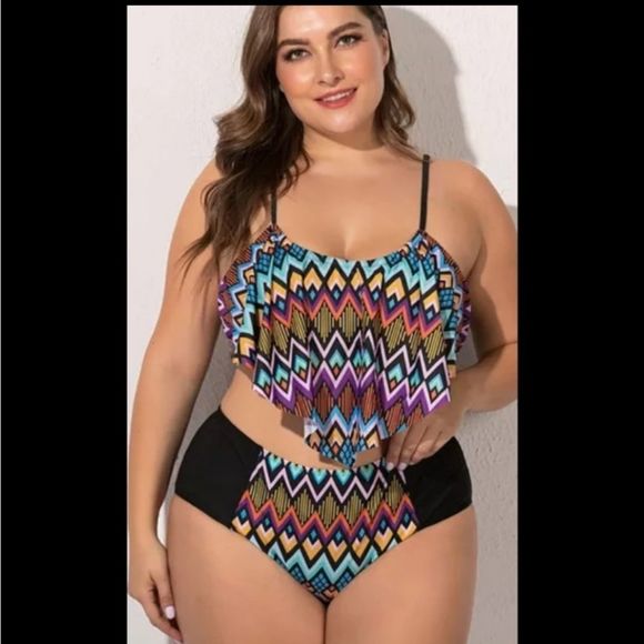 This is unique style lovely Plus size 2pcs set wom - Picture 1 of 6